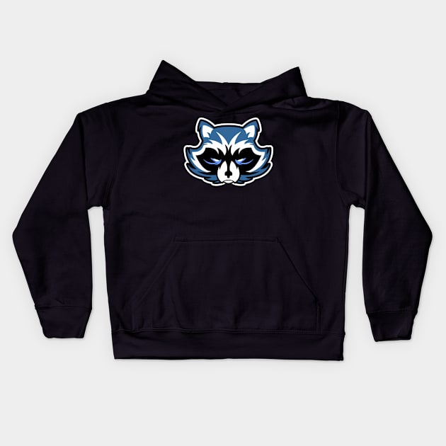 Animal Head Wolf Kids Hoodie by AYOStore